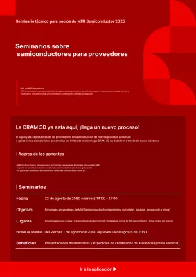 Guía del seminario sobre semiconductores modernos rojos