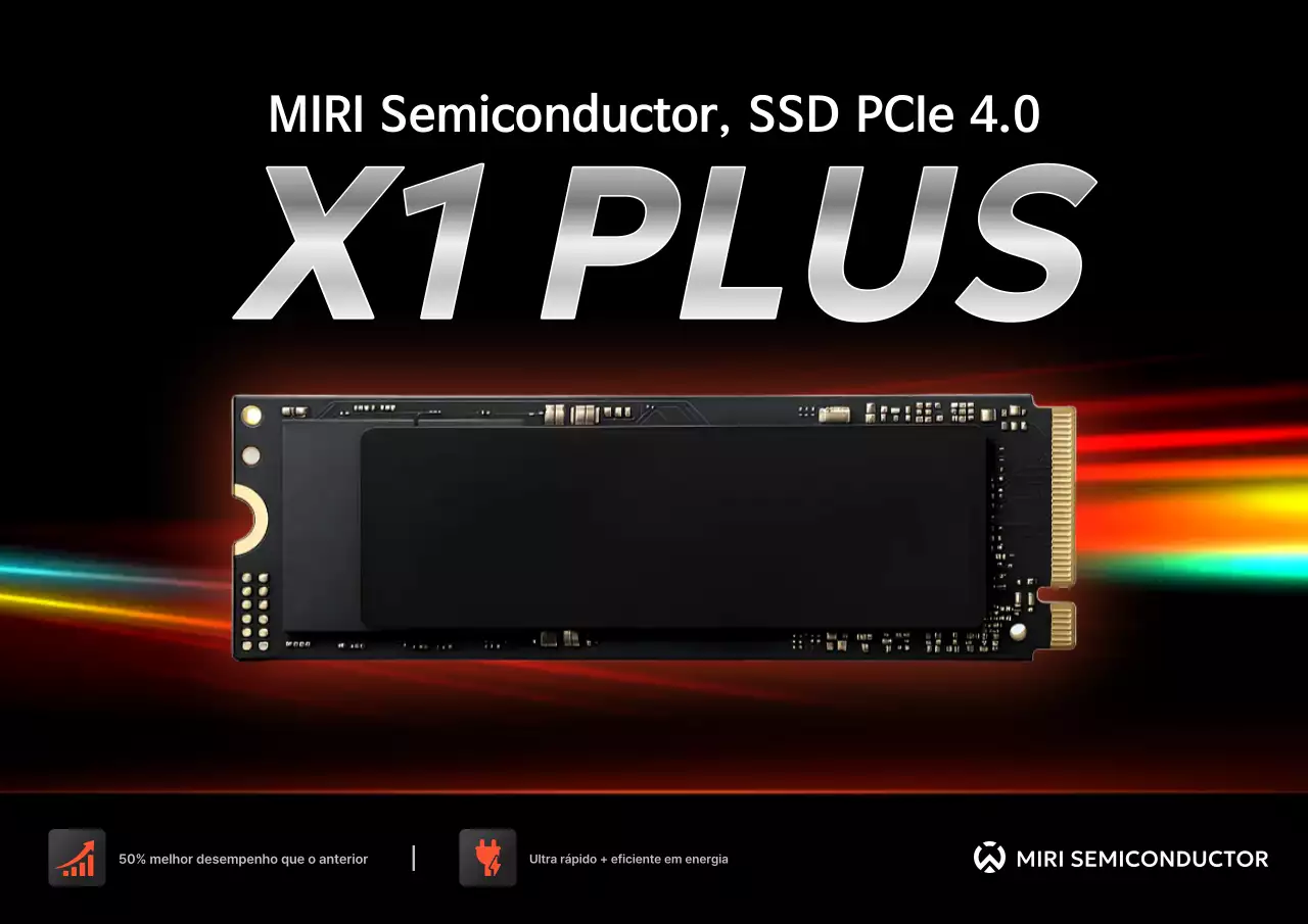 Anúncio de semicondutores modernos pretos