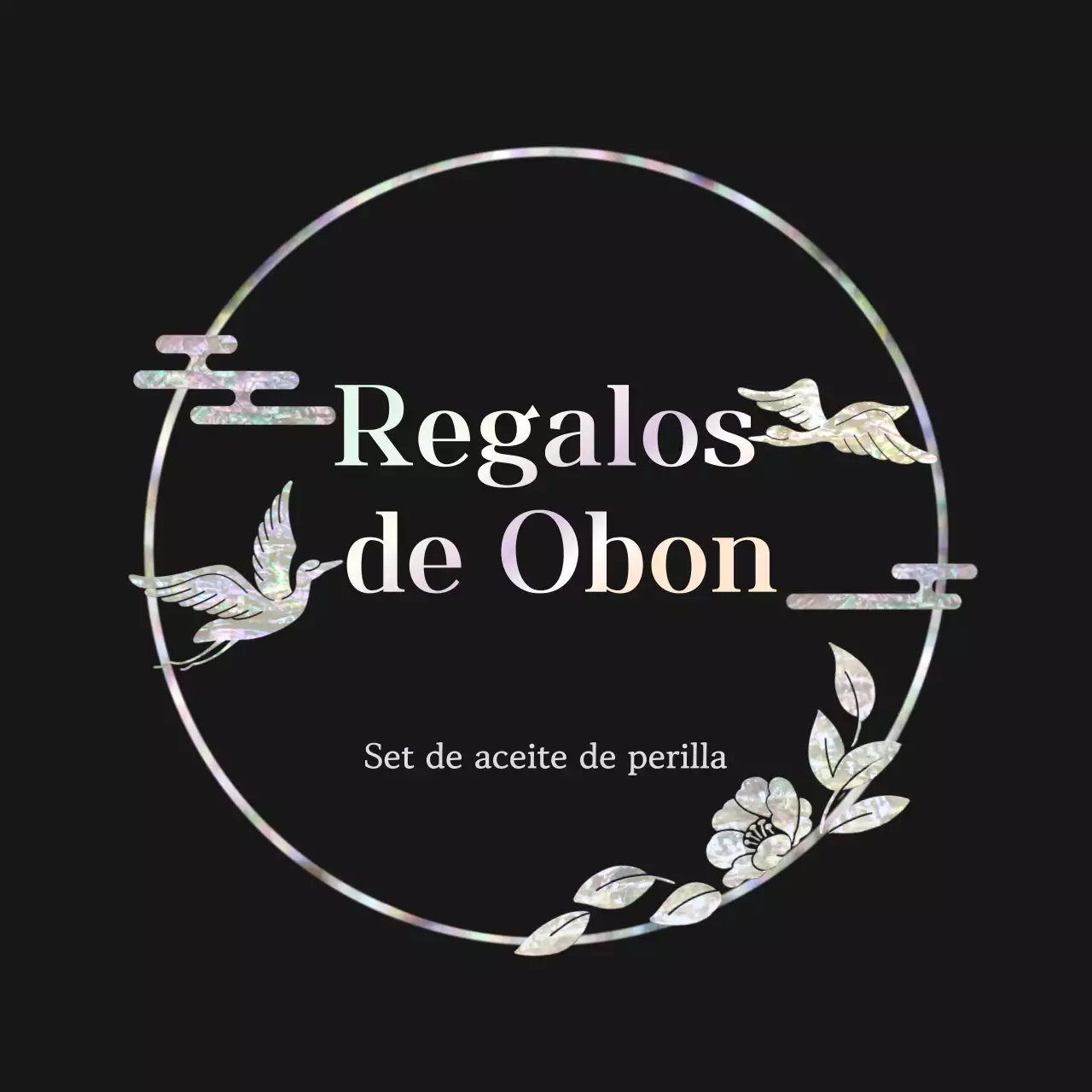 Regalo tradicional negro de Chuseok