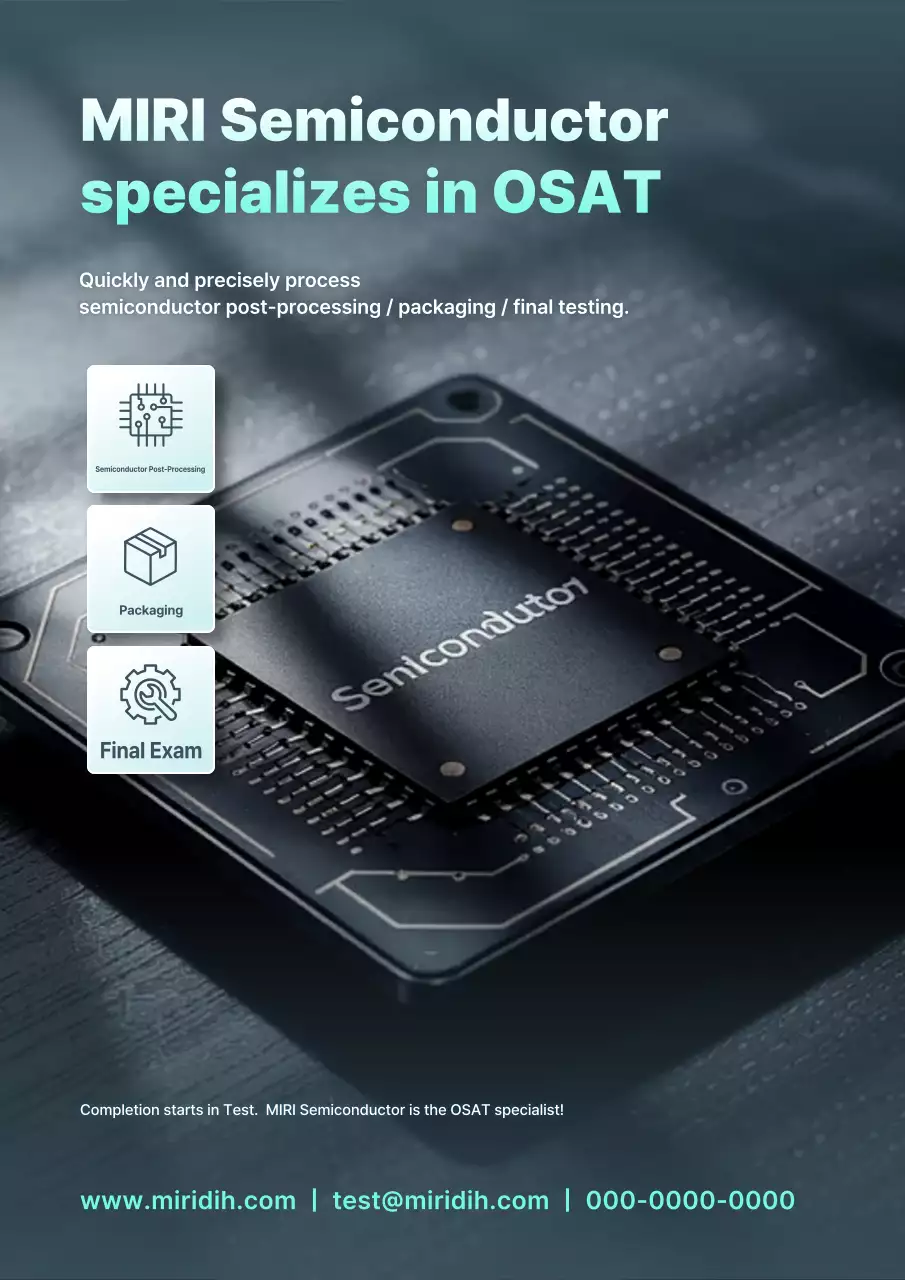 Quảng cáo của Gray Modern Semiconductor