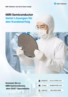 Sky Blue Moderne Technologieförderung