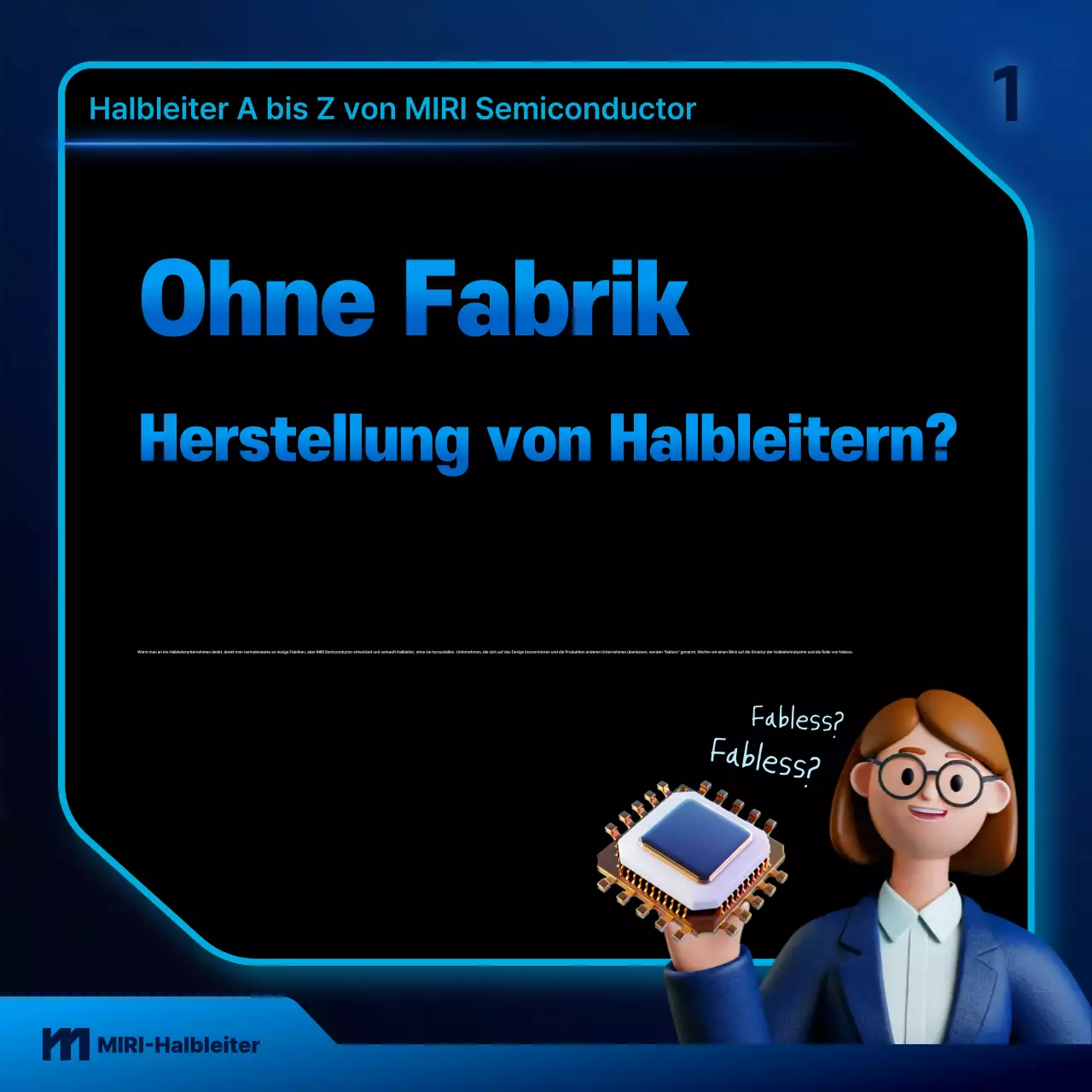 Blauer Leitfaden für moderne Technologie