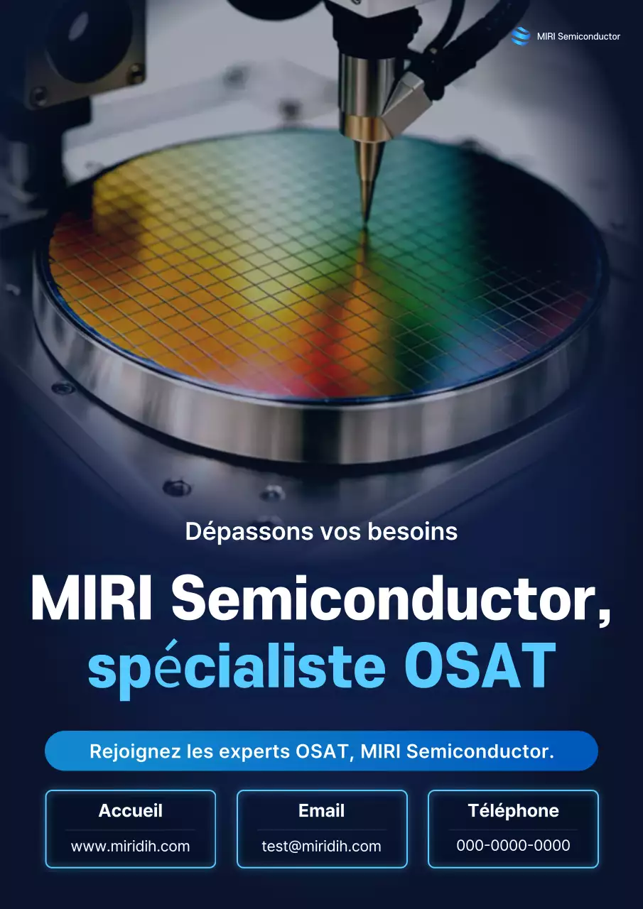 Publicité Blue Modern Semiconductor