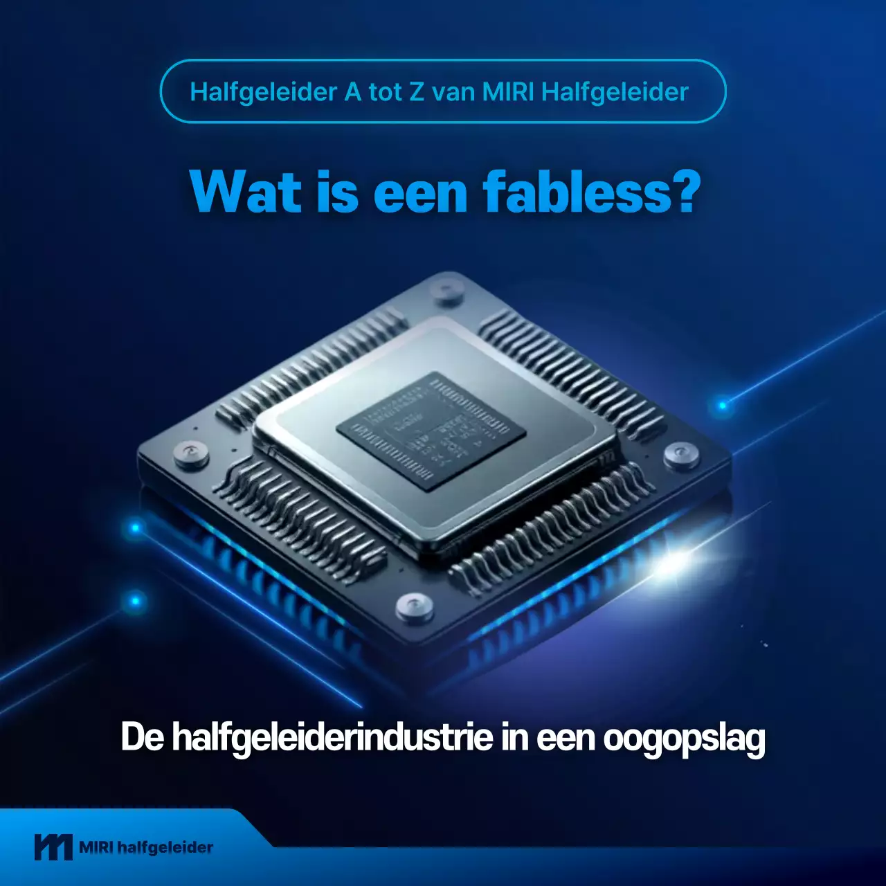 Blauwe moderne technologiegids