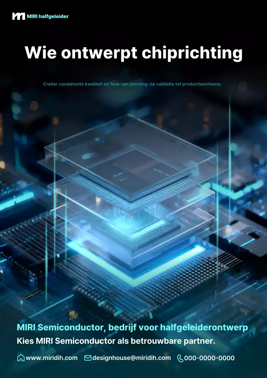 Advertentie voor Blue Modern Semiconductor