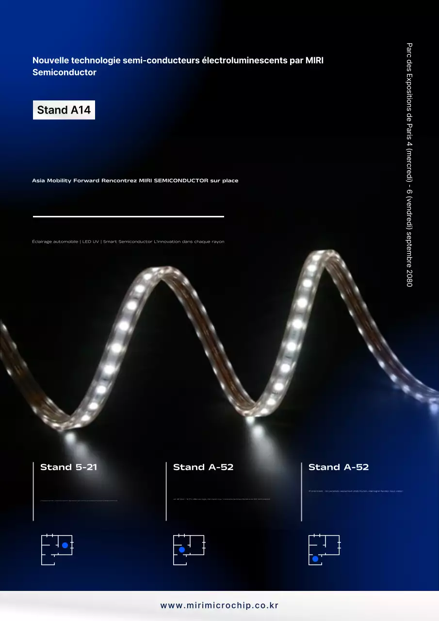 Exposition Blue Modern Semiconductor