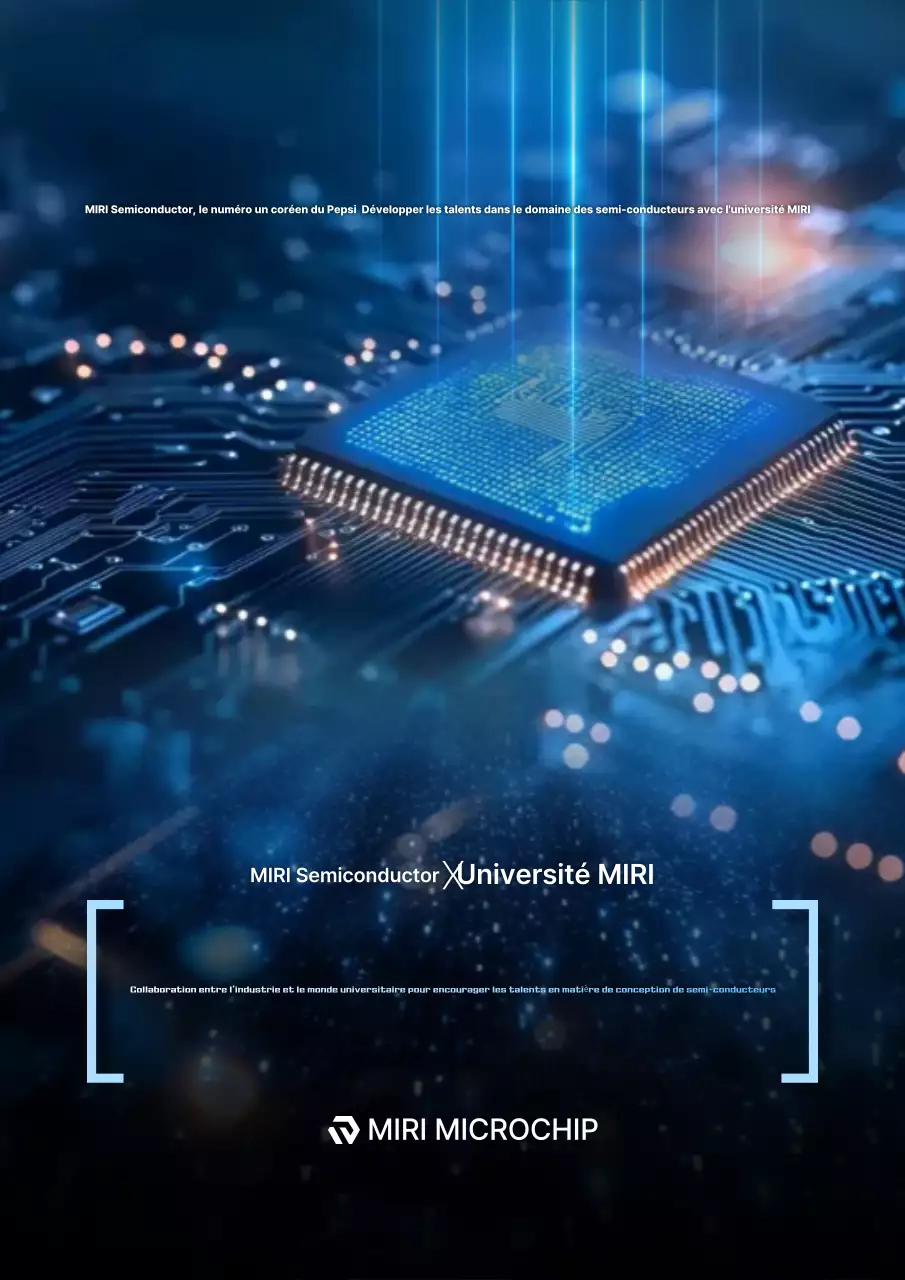 Promotion de l'éducation sur les semi-conducteurs modernes bleus