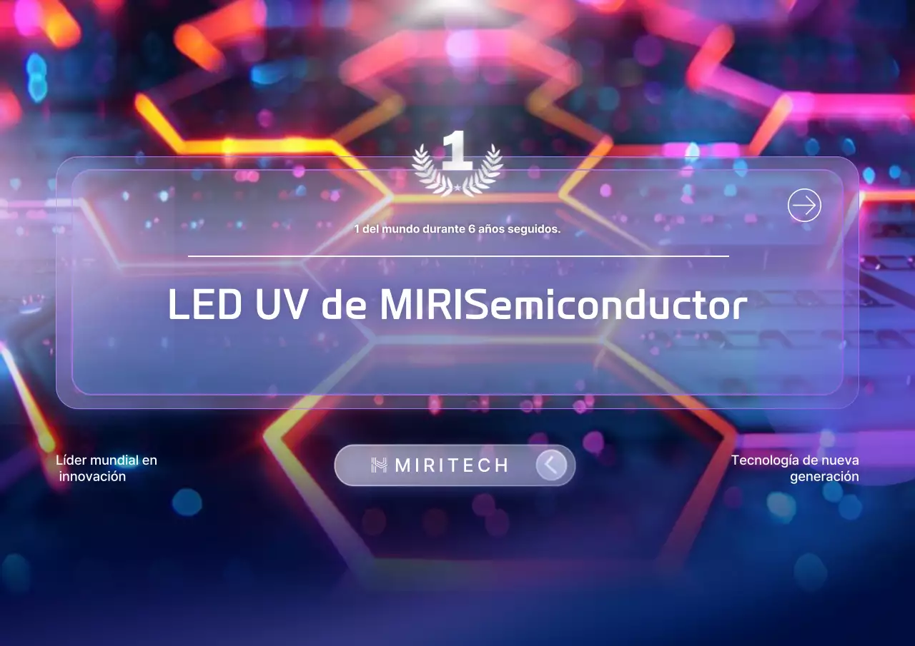 Promoción de una elegante empresa de LED morados