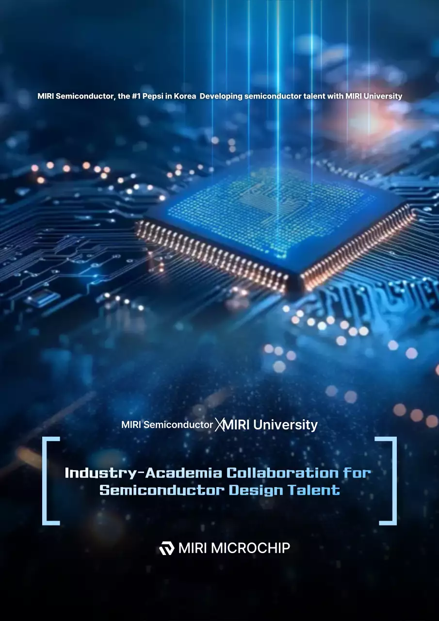 Khuyến mãi giáo dục bán dẫn hiện đại màu xanh