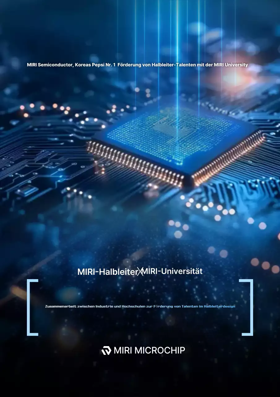 Blue Modern Semiconductor Bildungsförderung