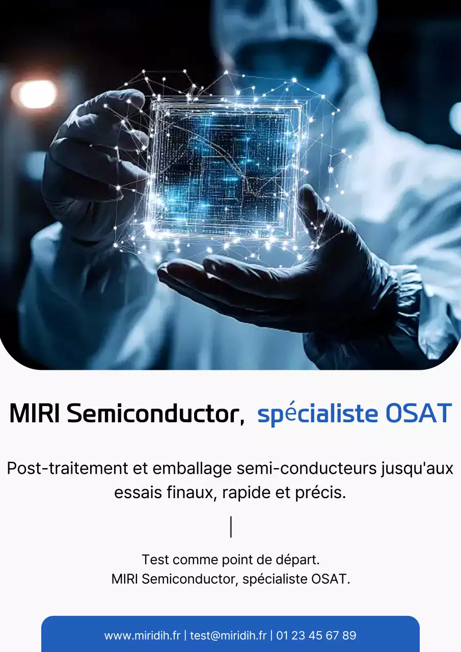Publicité Blue Modern Semiconductor