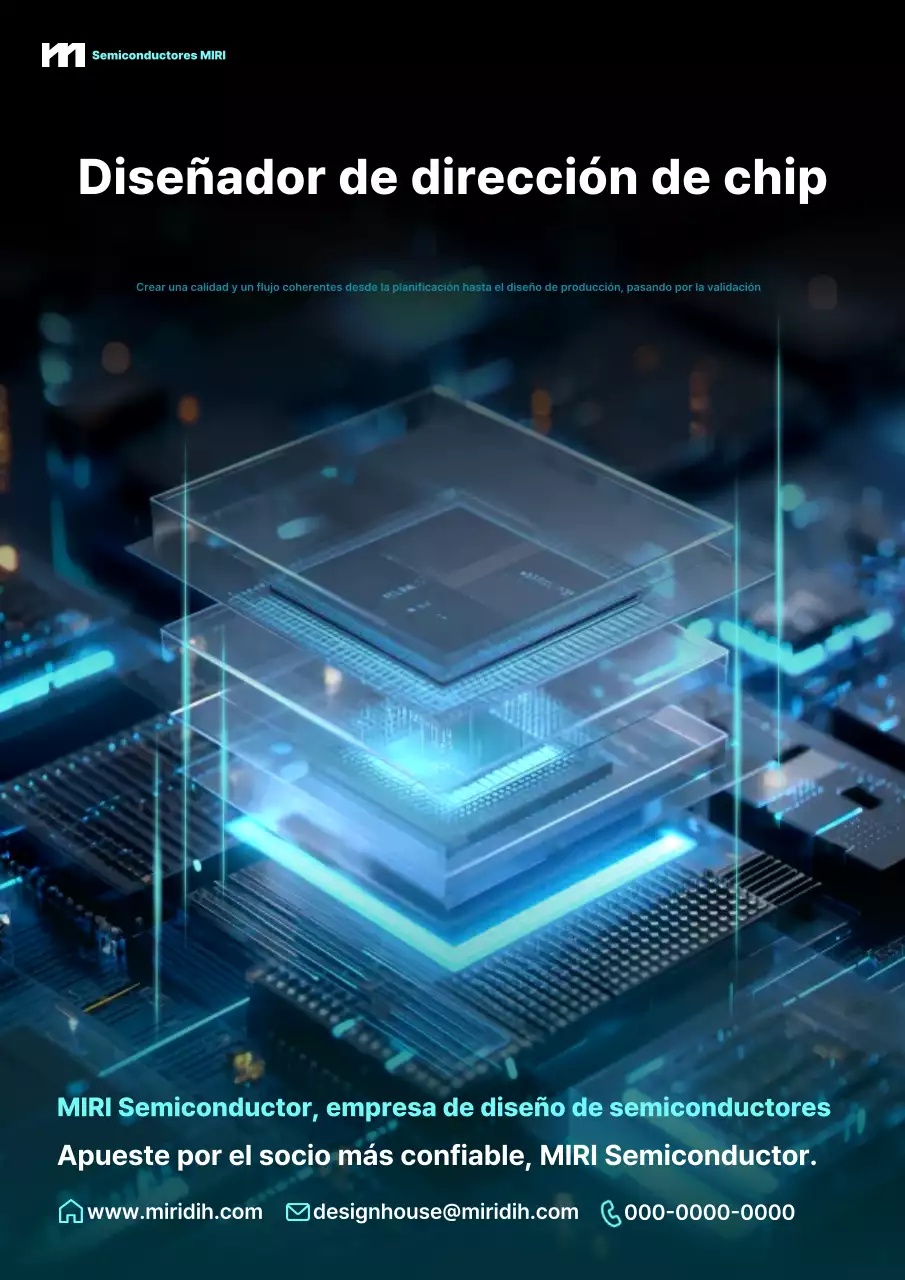 Anuncio de Blue Modern Semiconductor