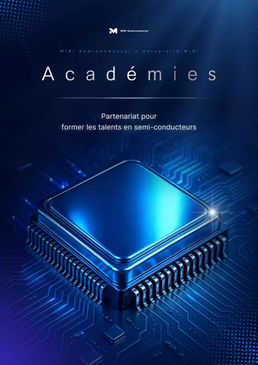 Promotion de la collaboration technologique moderne bleue