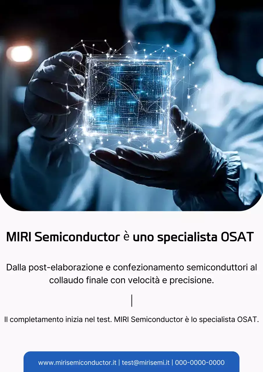 Pubblicità Blue Modern Semiconductor