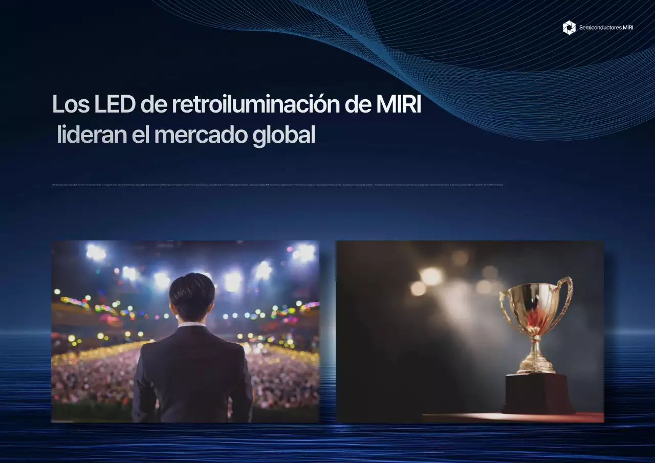 Promoción de tecnología moderna azul