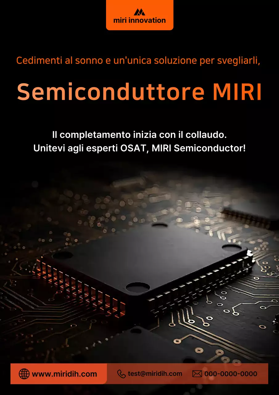 Pubblicità di Orange Modern Semiconductor