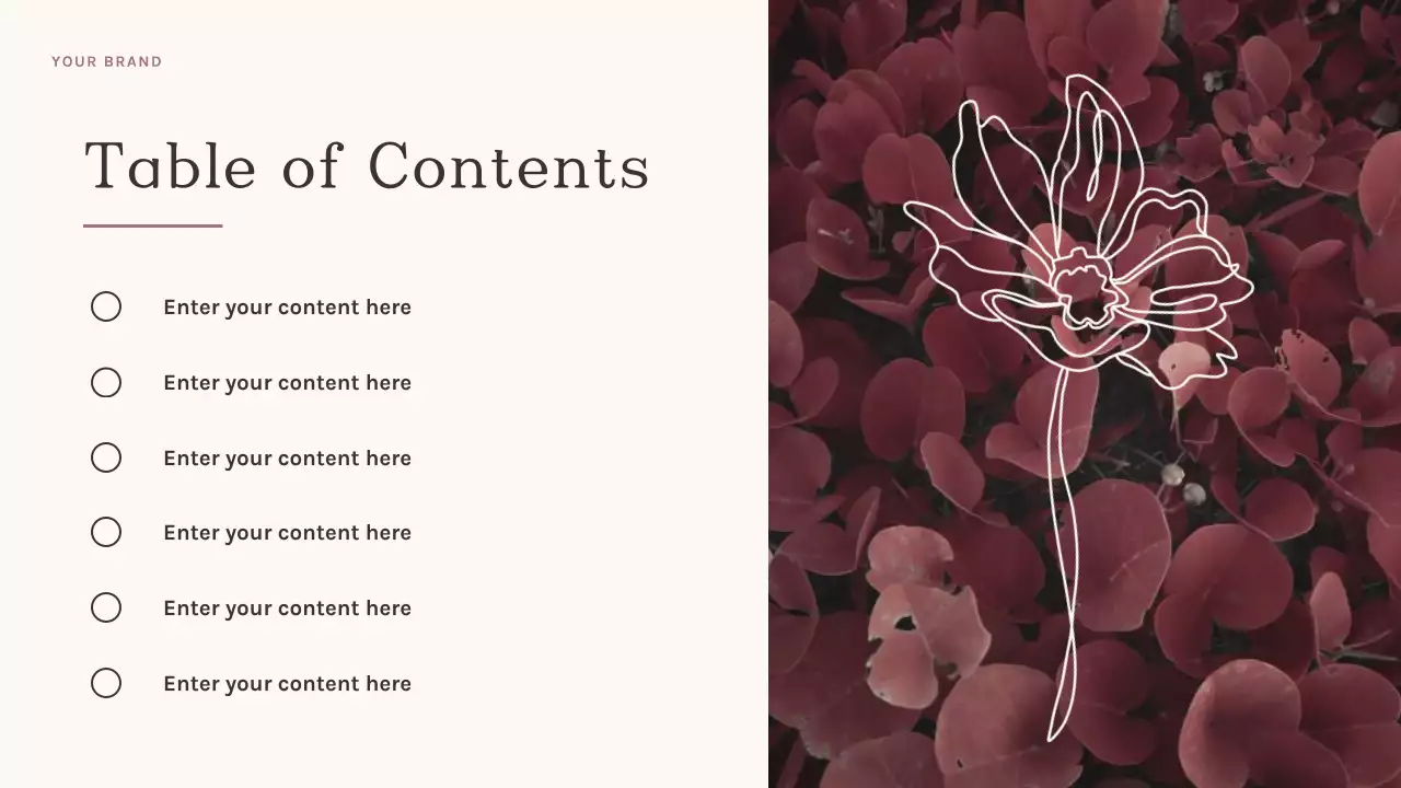 beige abstract art presentation