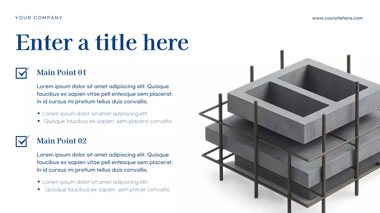 blue modern business document