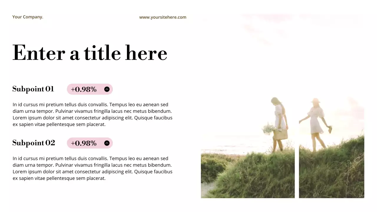 Elegant beige style philosophy announcement