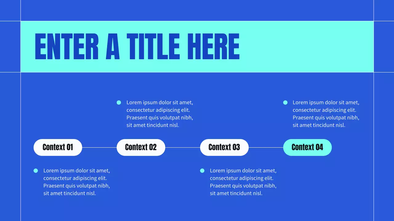 blue modern business profile