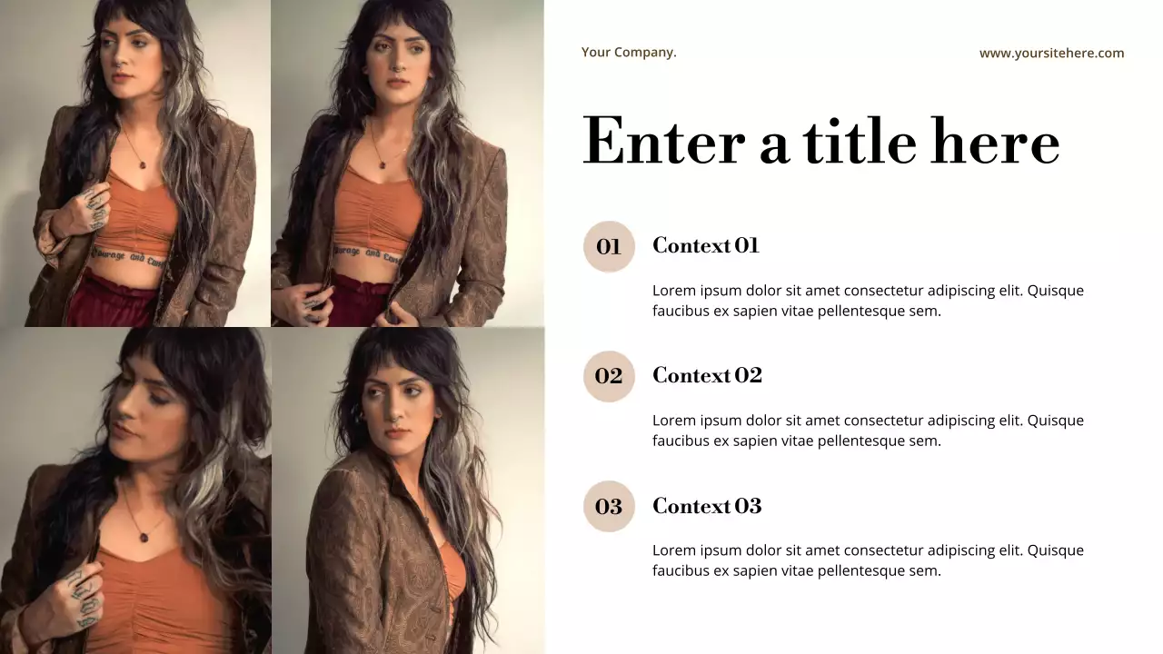 Elegant beige style philosophy announcement