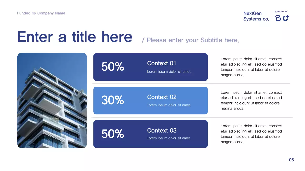 blue modern conference announcement
