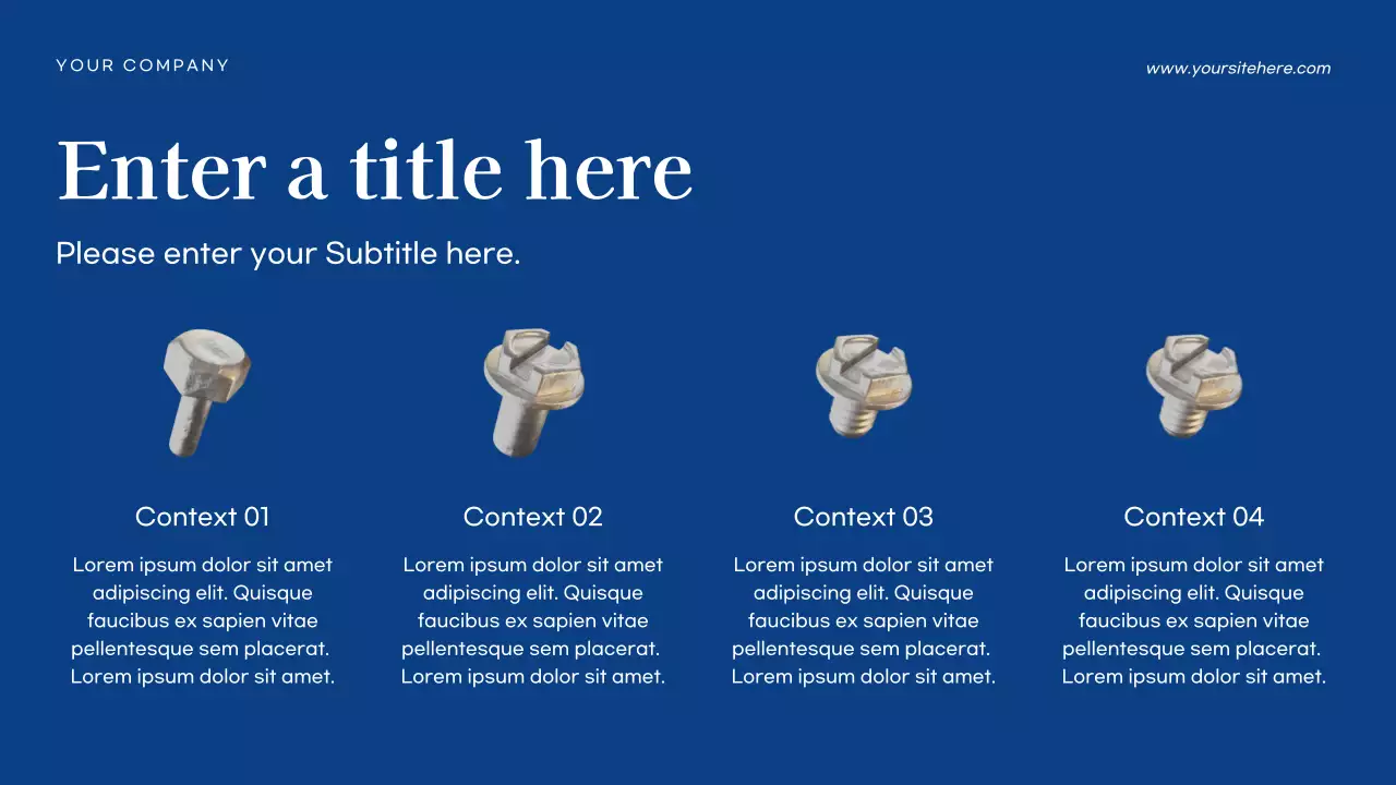 blue modern business document