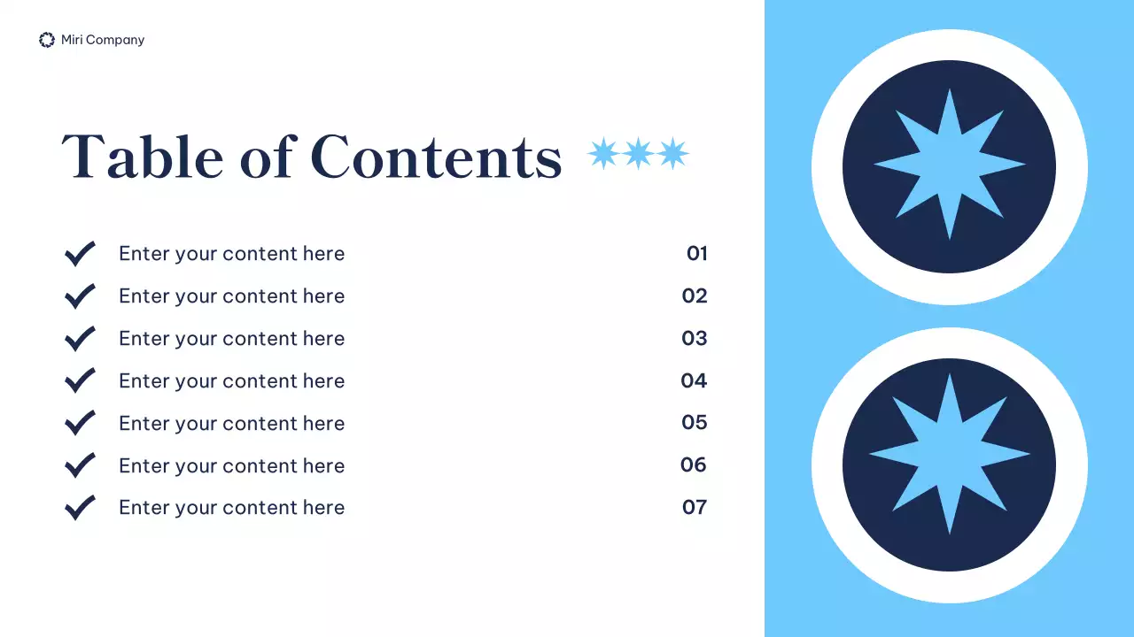 navy modern marketing proposal