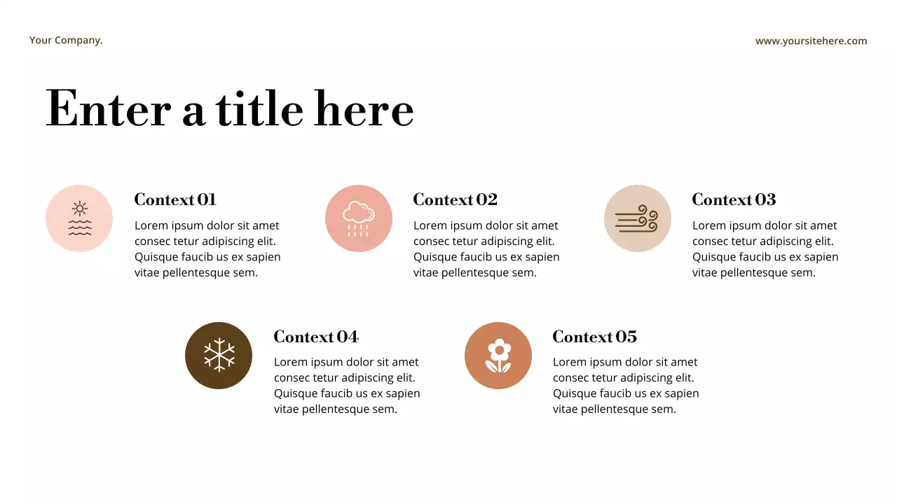 Elegant beige style philosophy announcement