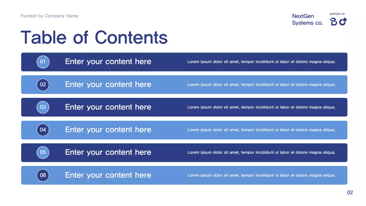 blue modern conference announcement