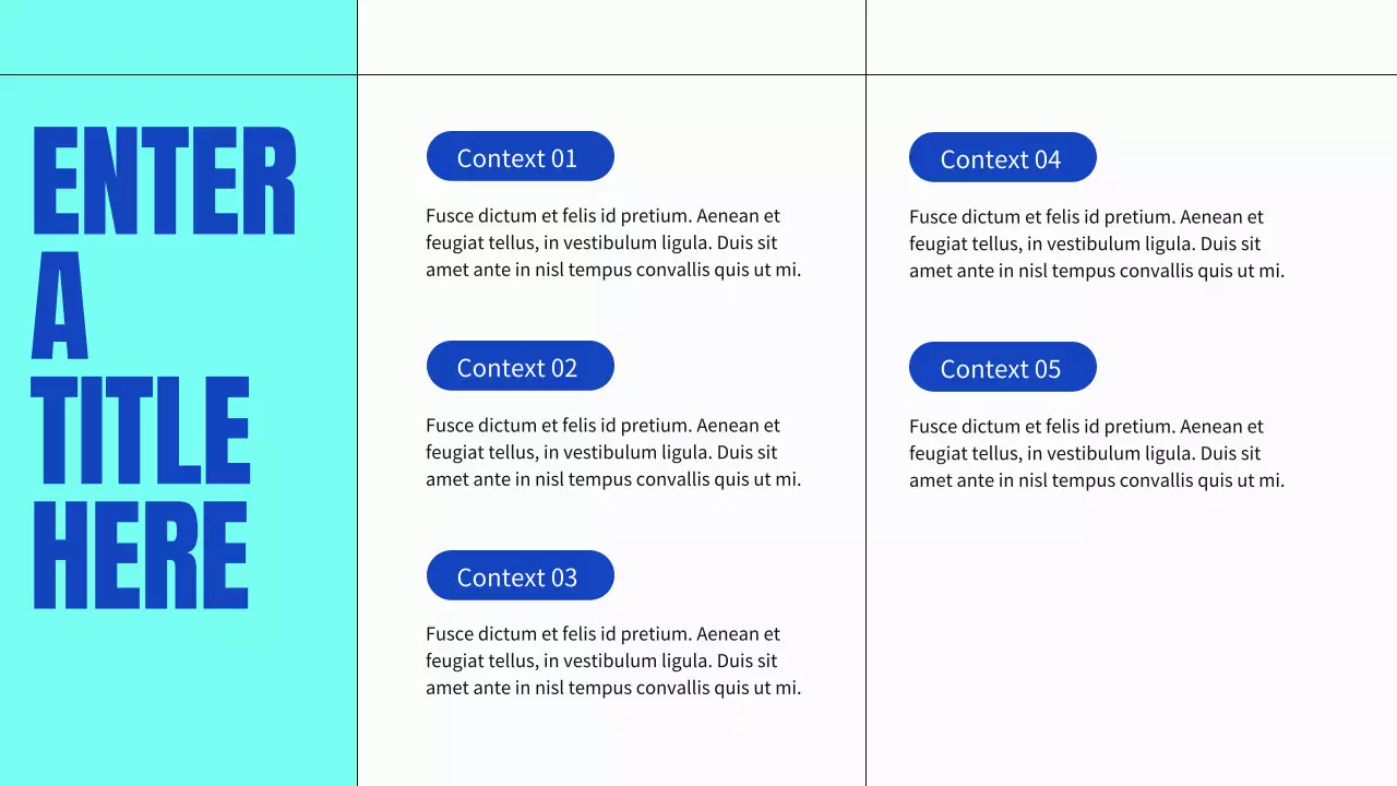 blue modern business profile