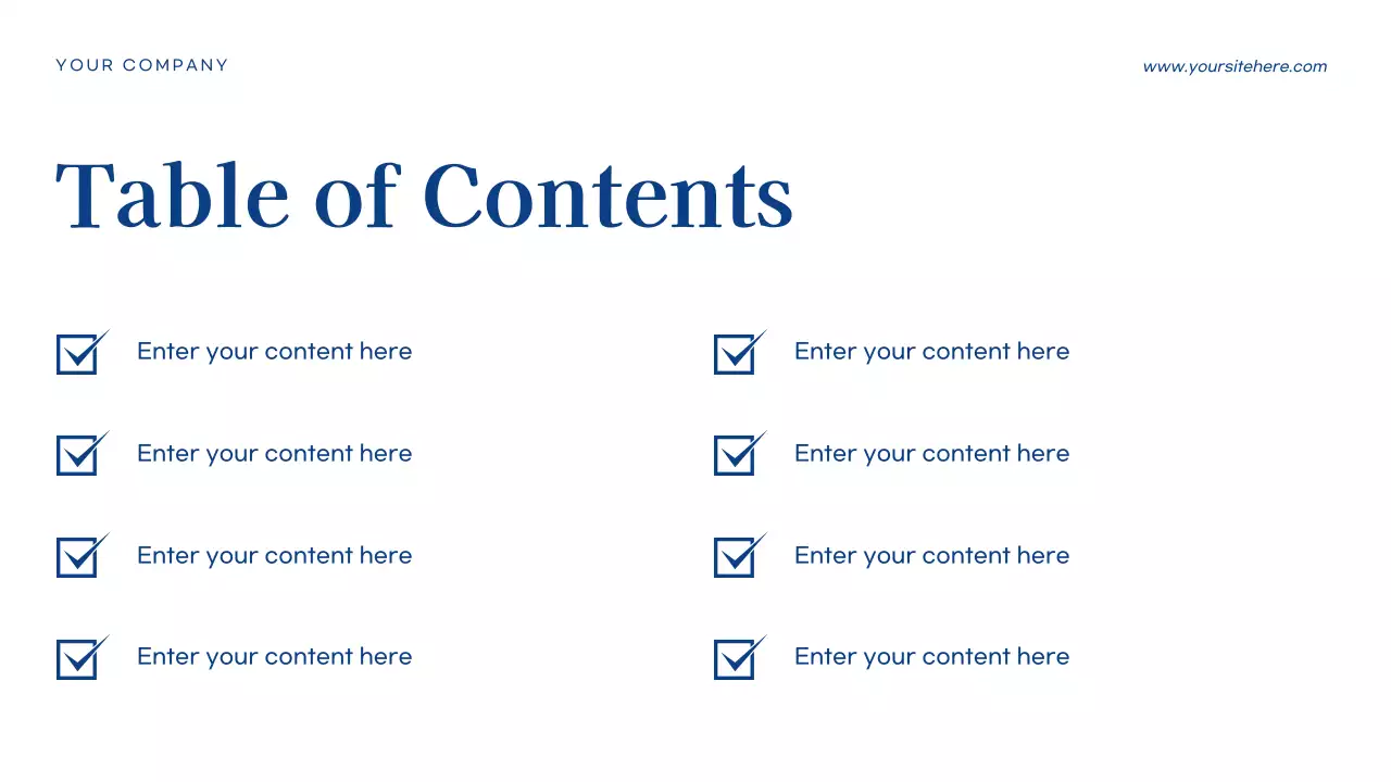 blue modern business document