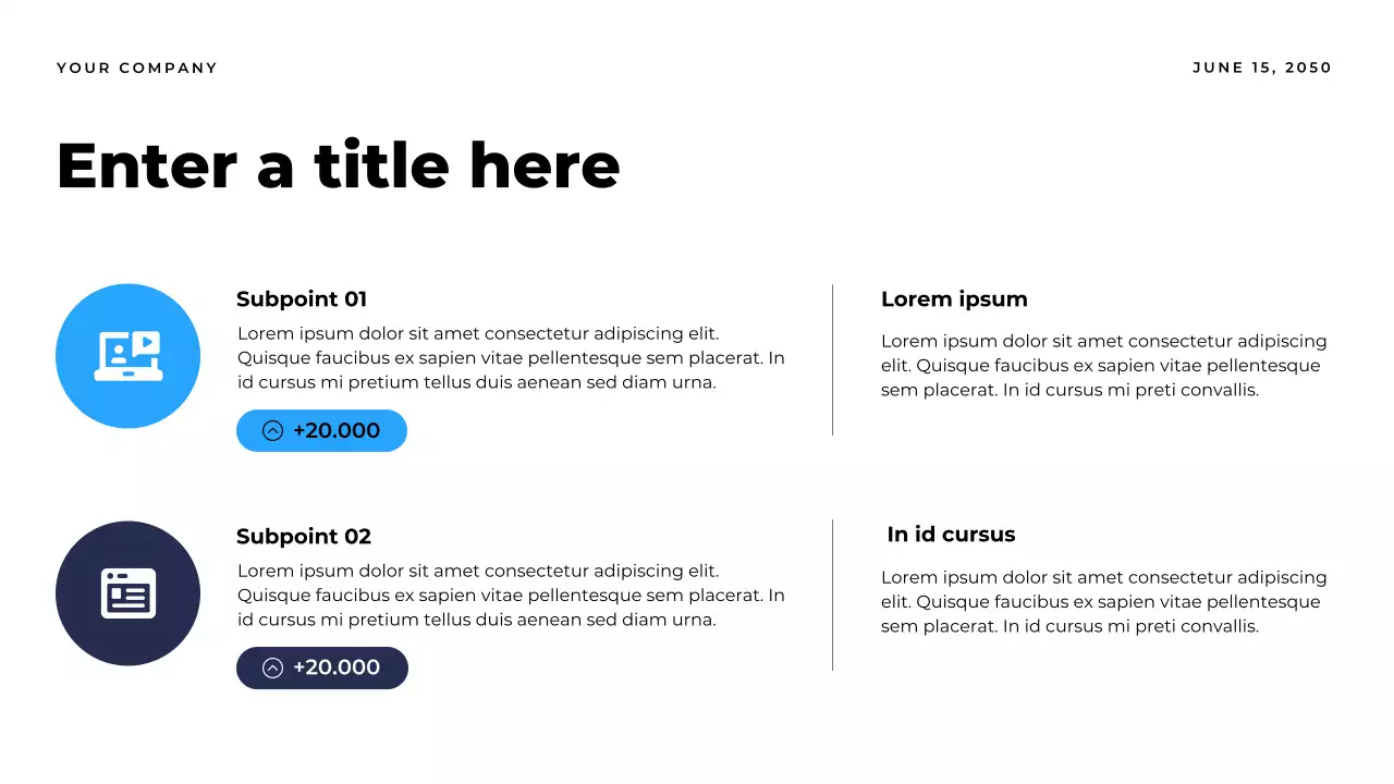 blue modern report document