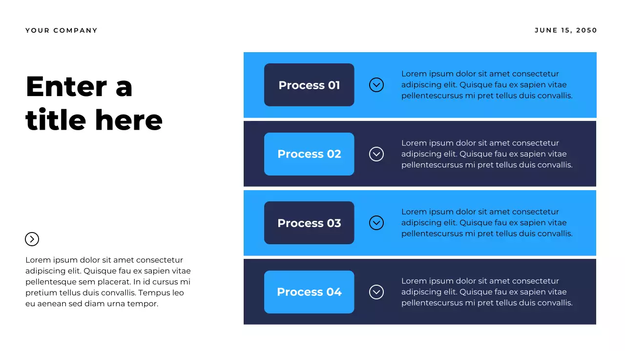 blue modern report document