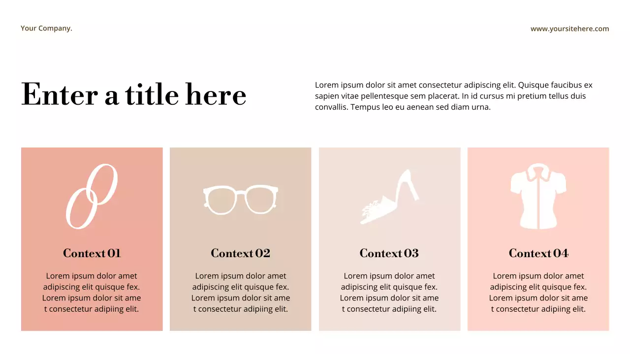 Elegant beige style philosophy announcement