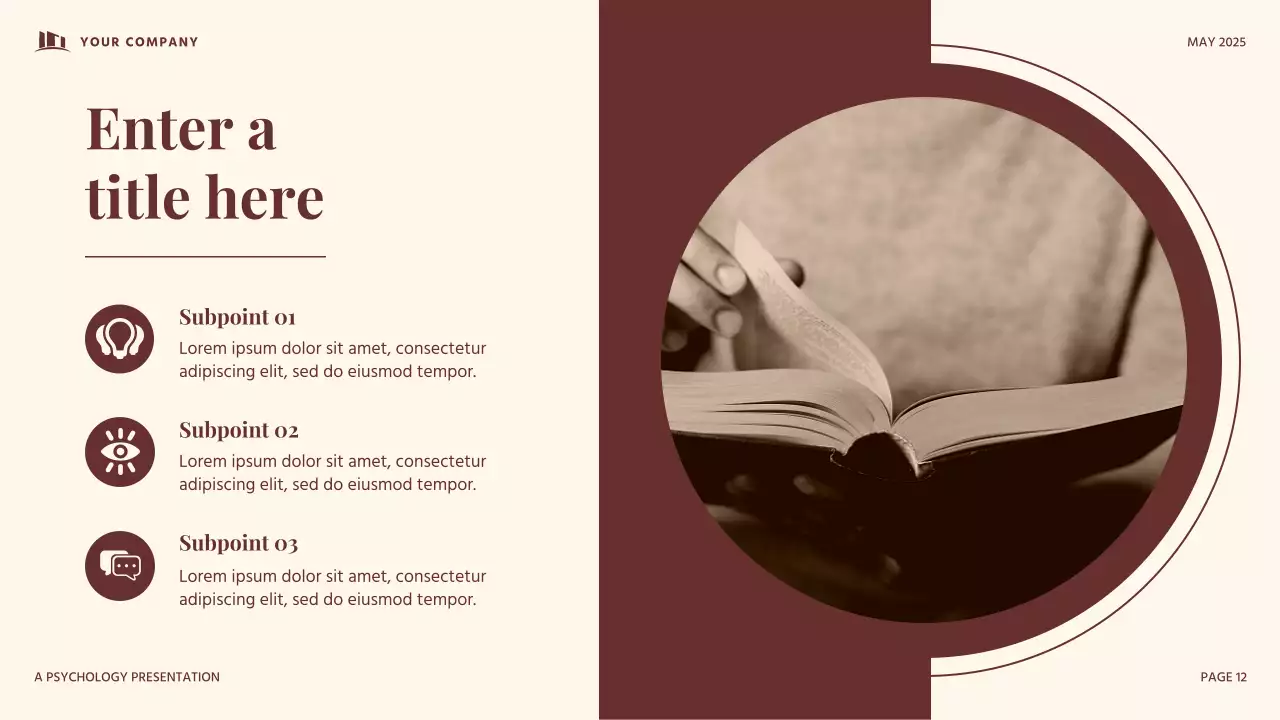 Beige Vintage Psychology Presentation