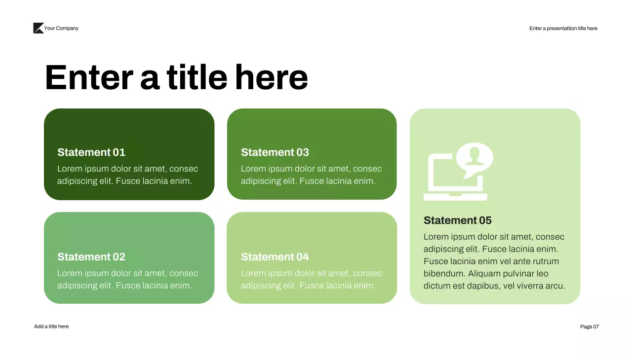 Green Modern Cyber Security Pitch Presentation