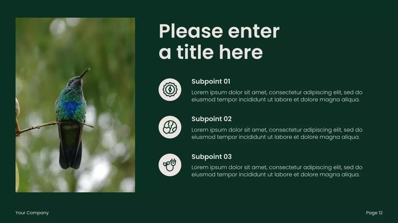 Green Modern Environmental Presentation