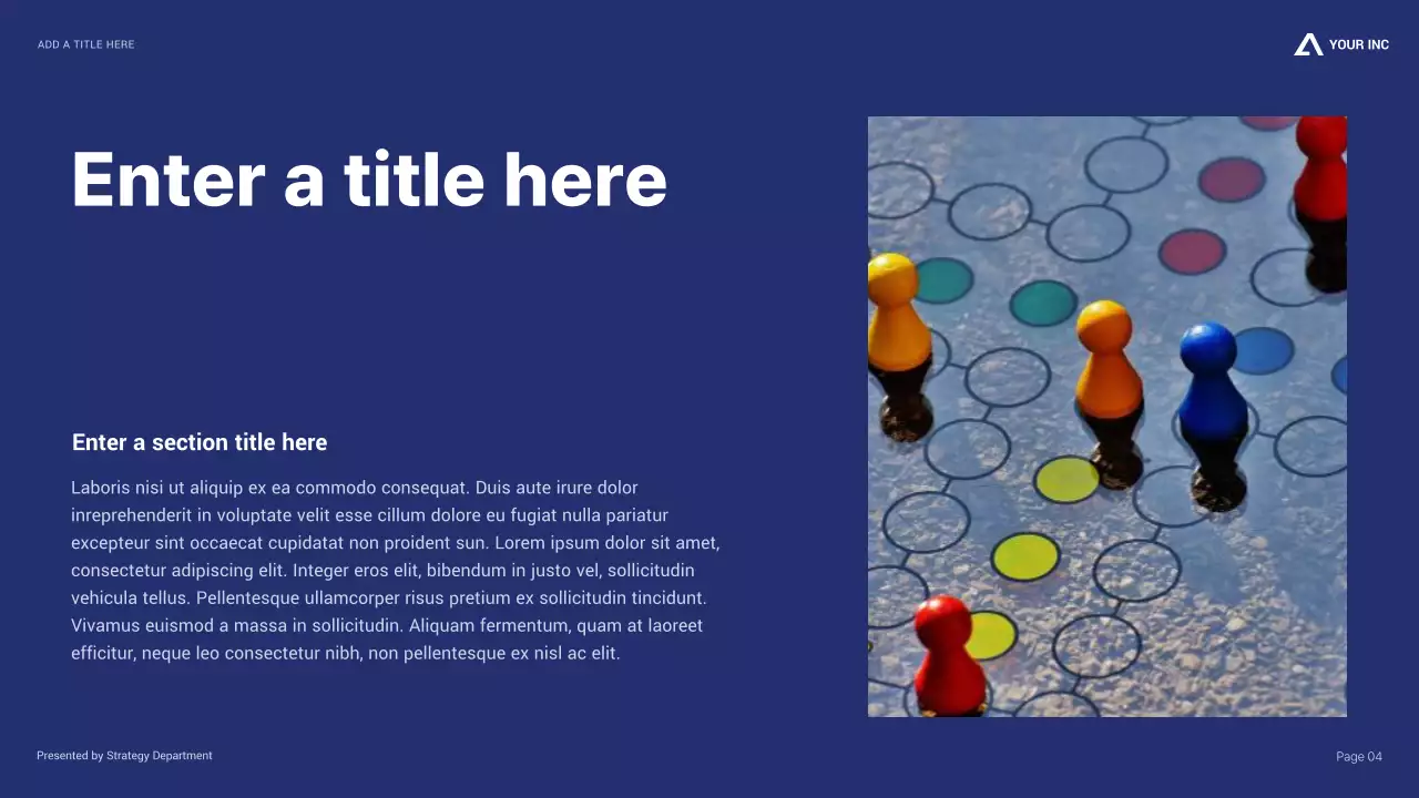 Blue Modern Business Report Presentation