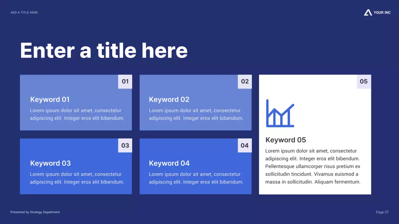 Blue Modern Business Report Presentation