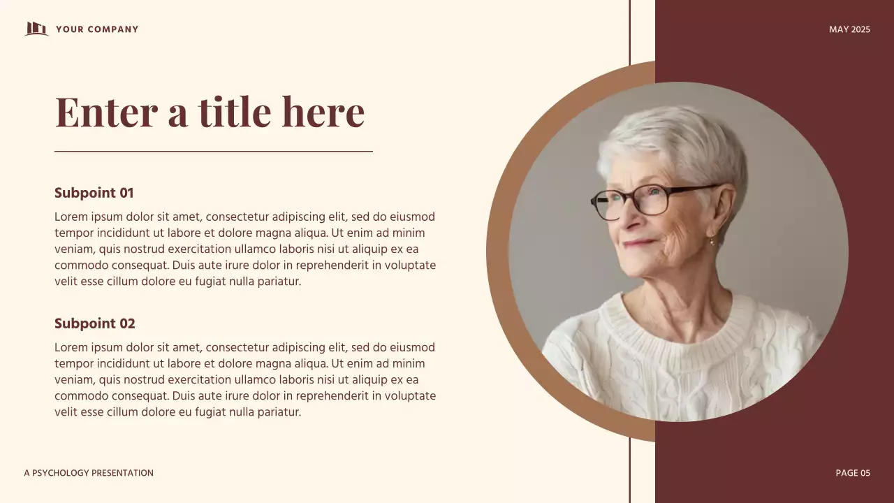 Beige Vintage Psychology Presentation