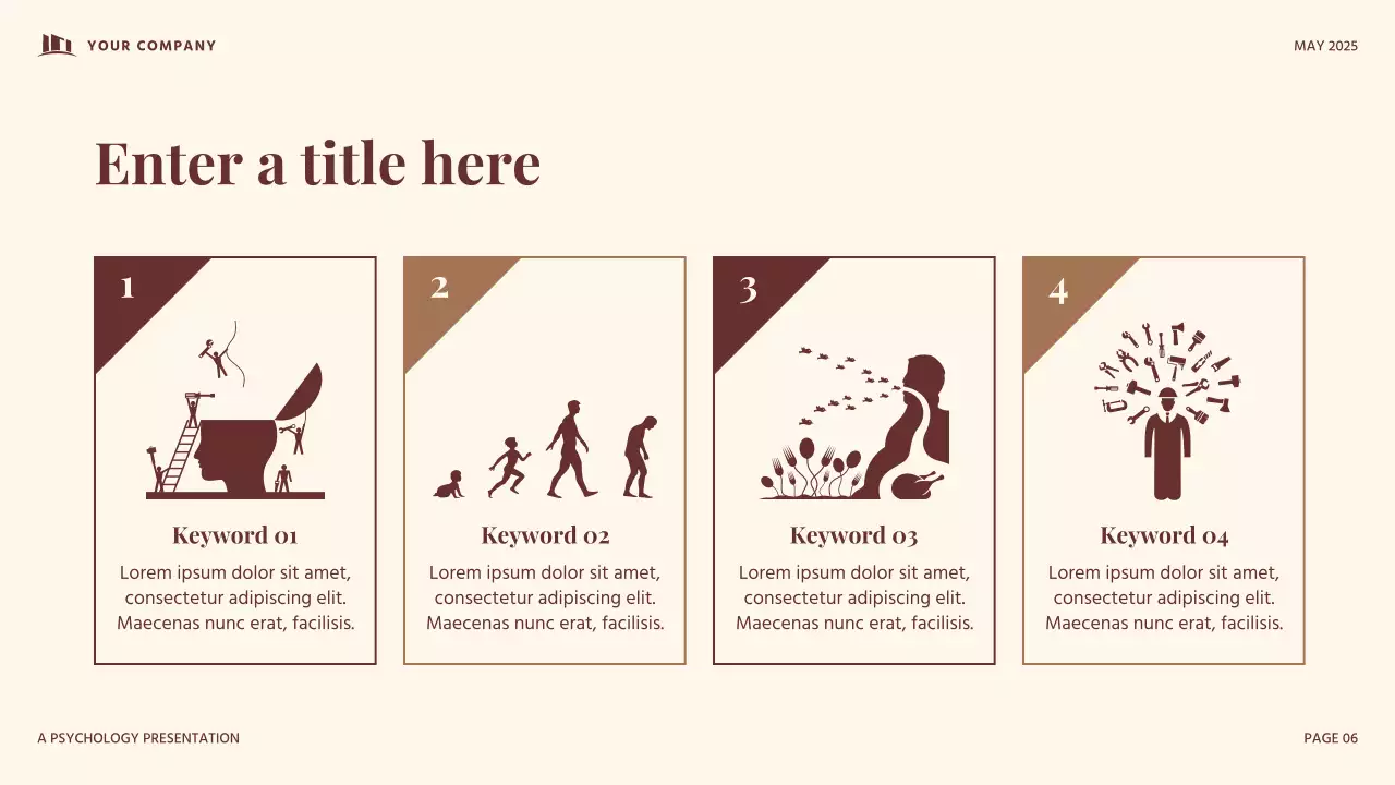 Beige Vintage Psychology Presentation
