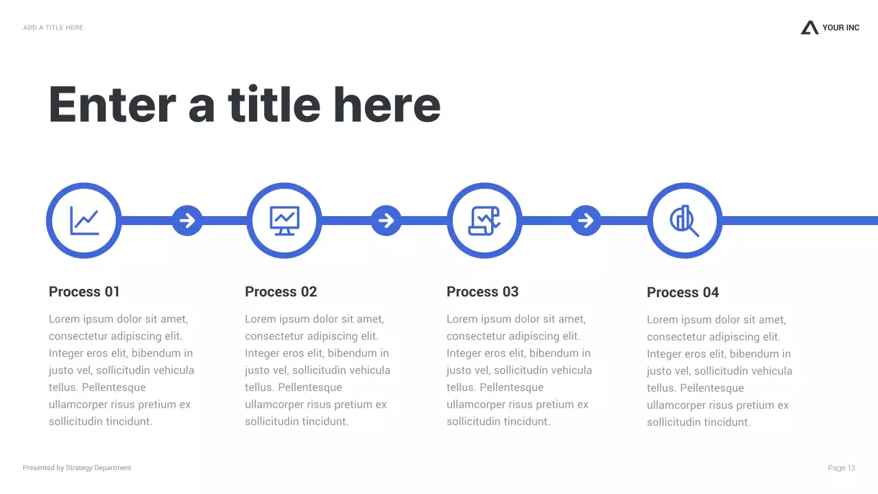 Blue Modern Business Report Presentation