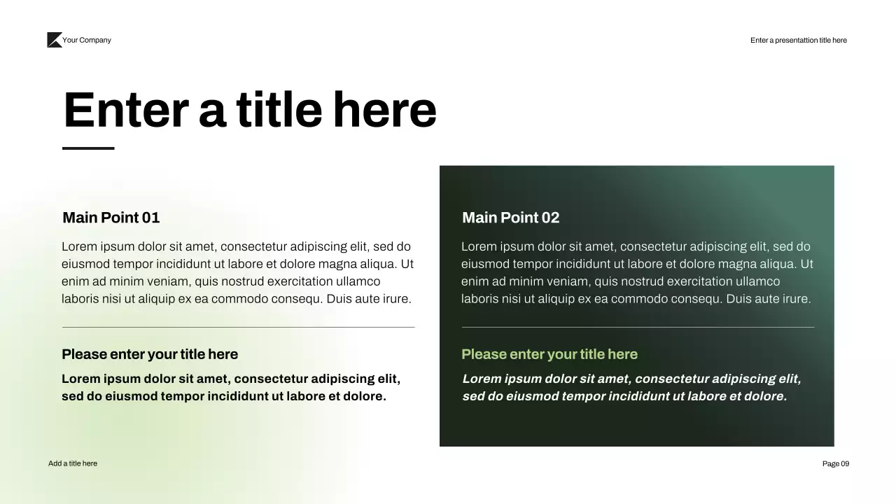 Green Modern Cyber Security Pitch Presentation