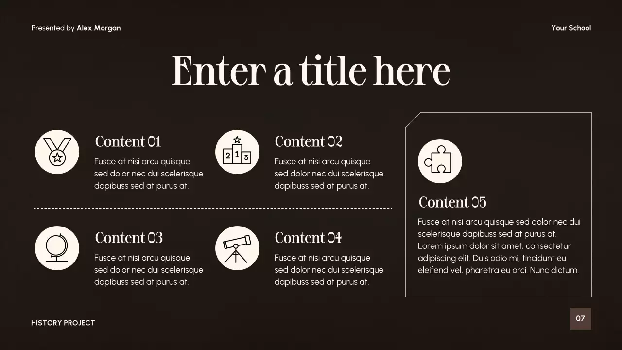 Beige Vintage Literature Presentation