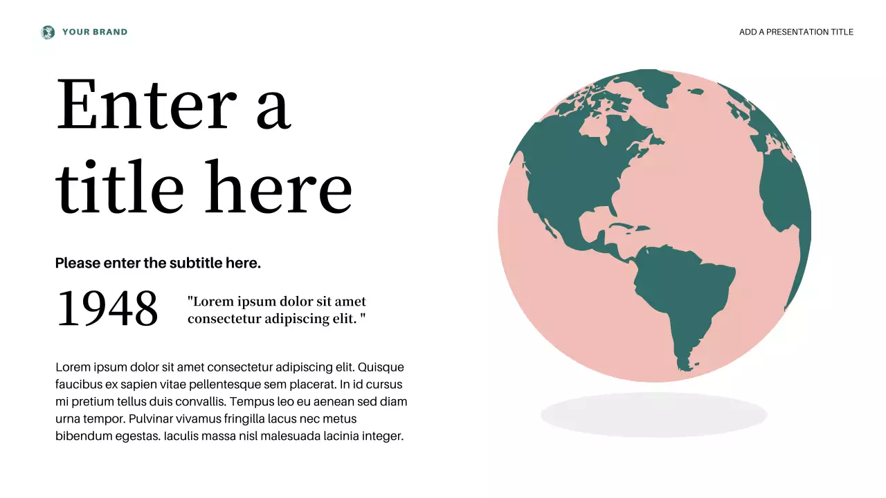 Pink Aesthetic Earth Day Announcement Presentation