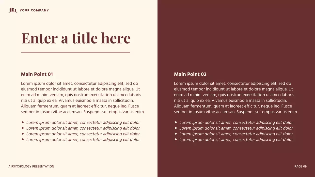 Beige Vintage Psychology Presentation