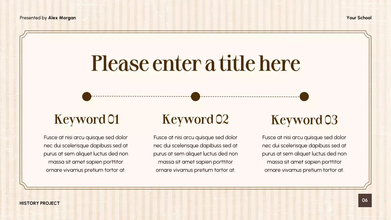 Beige Vintage Literature Presentation