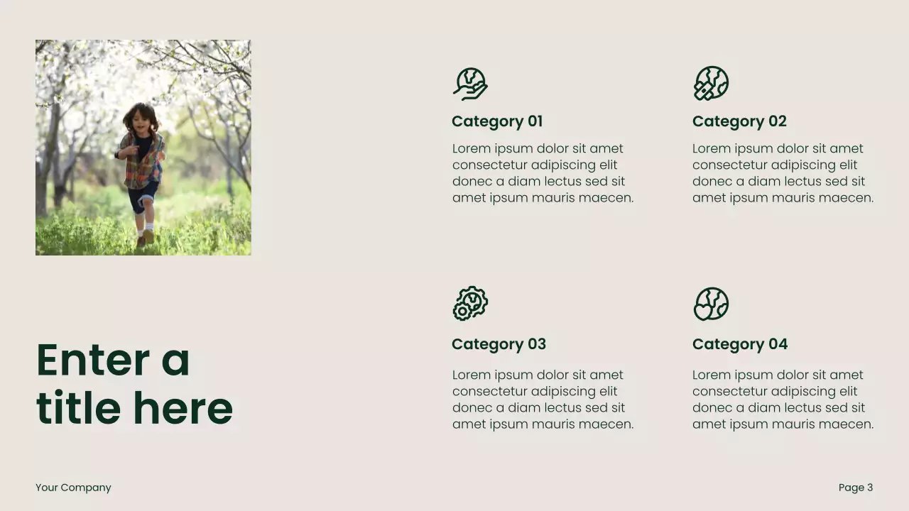 Green Modern Environmental Presentation