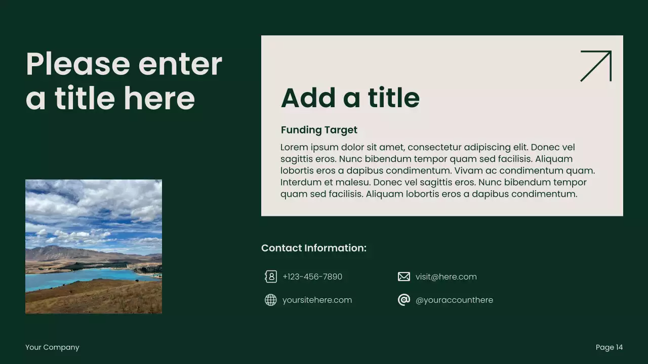 Green Modern Environmental Presentation